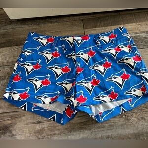 Loudmouth Ladies Golf Shorts Toronto Bluejays MLB Size 4
